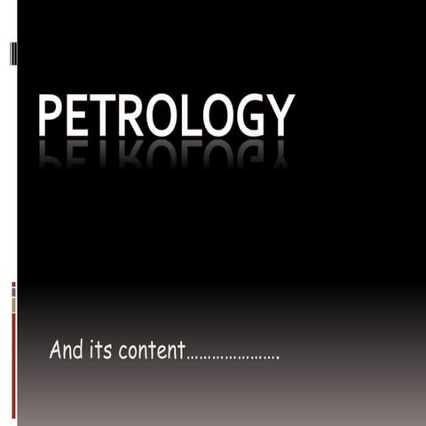 Petrology