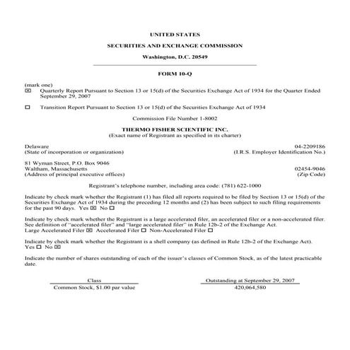 thermo fisher Q307_10Q