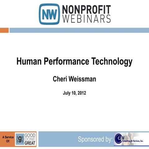 Human Performance Technology