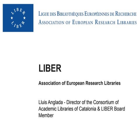 LIBER MedOANet presentation