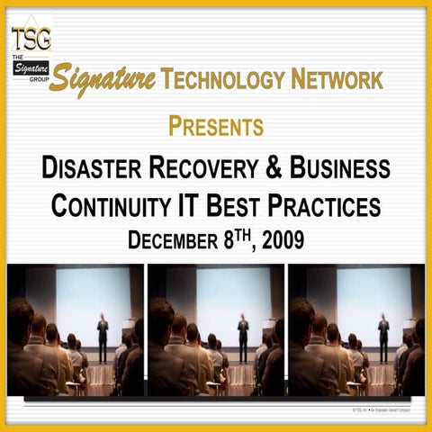 12.08.09 Event   Mike Perdue Presentation