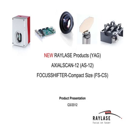 New RAYLASE Products for 3D material processing
