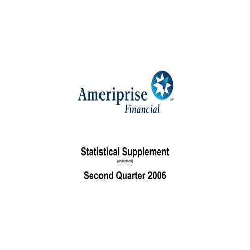 ameriprise 2Q06_Supplement