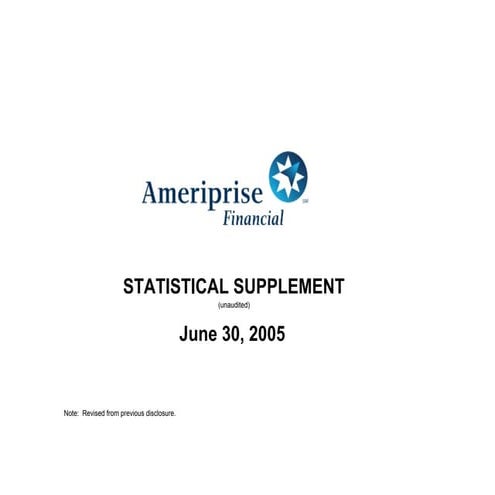 ameriprise Statistical%20Supplement%2020050916
