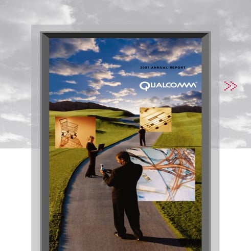 qualcomm annual reports 2001