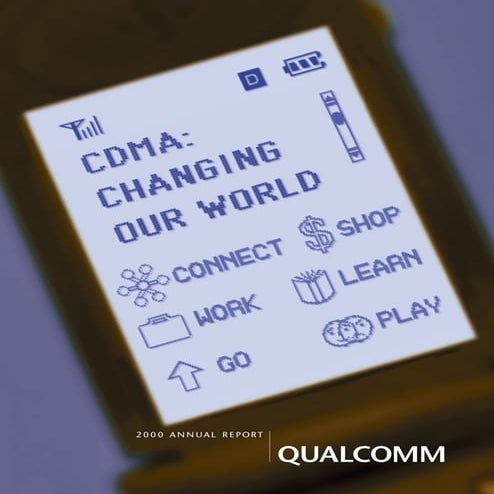 qualcomm annual reports 2000
