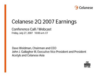 celanese q2_2007_earnings_pres