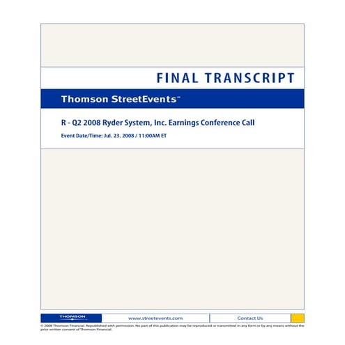 merck Earnings Transcript ( | PDF