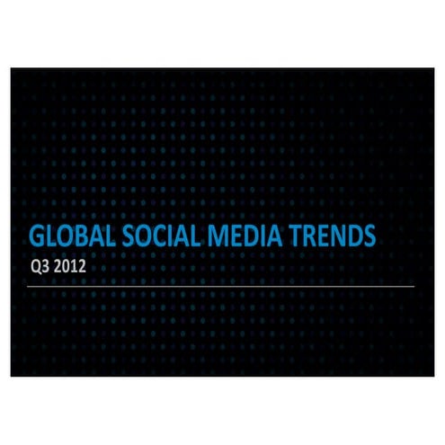 Global Social Media Trends Report