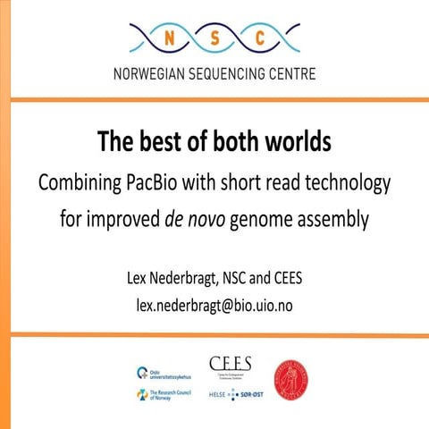 Combining PacBio with short read technology for improved de novo genome assembly