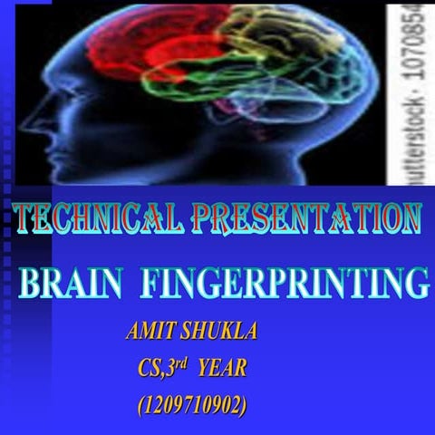 Brain Fingerprinting Technology 
