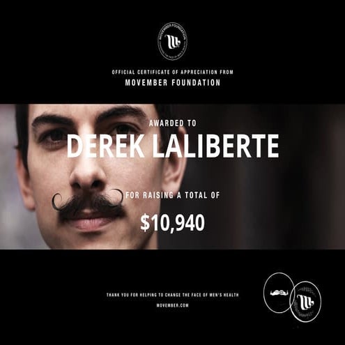 Movember Certificate-2 | PDF