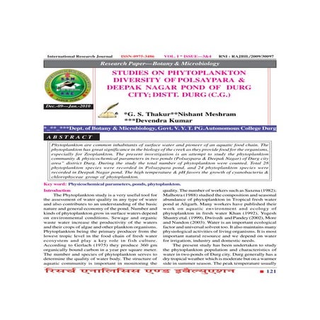 RESEARCH ANALYSIS AND EVALUATION