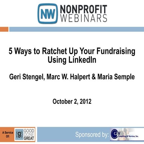 5 Ways to Ratchet Up Your Fundraising Using LinkedIn