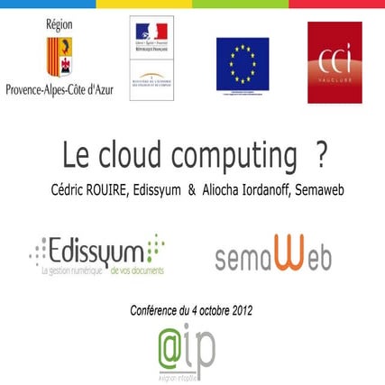 Le Cloud c’est quoi, son fonctionnement. Effet de mode ou réalité ?