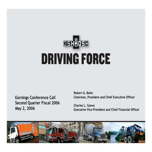 oshkosh   Q206_Earnings_Presentation