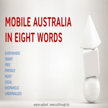 Mobile Australia in 8 words