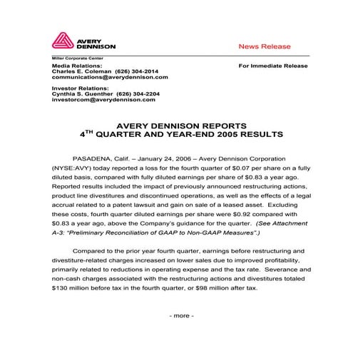 AVY4Q-05-NR-with-Exhibits-1-24-06