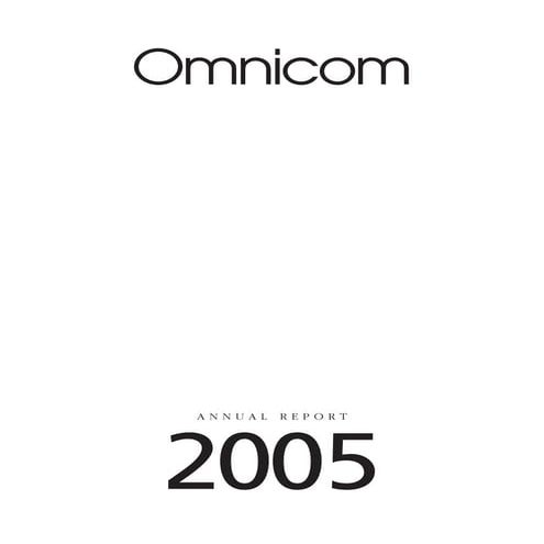 omnicare annual reports 2005