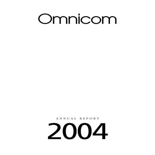omnicare annual reports 2004