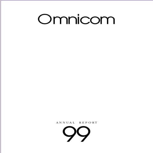 omnicare annual reports 1999