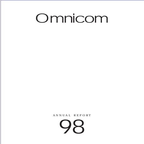 omnicare annual reports 1998