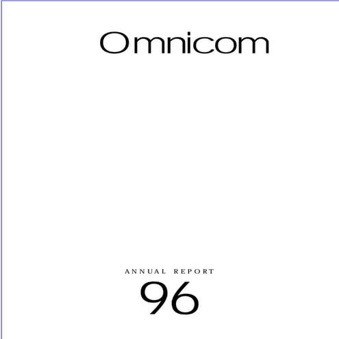omnicare annual reports 1996