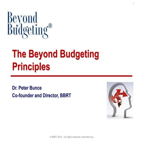 The Beyond Budgeting Principles