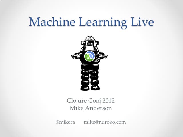Machine Learning Live