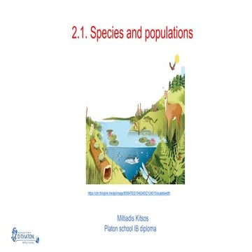 2.1. Species and populations 