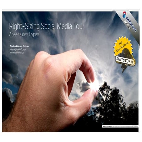coUNDco - Right-Sizing Social Media Swisscom BrushUp