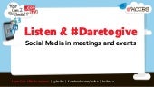 #EIBTM25 - Listen & #Daretogive: So...