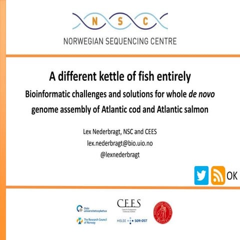 A different kettle of fish entirely: bioinformatic challenges and solutions f...