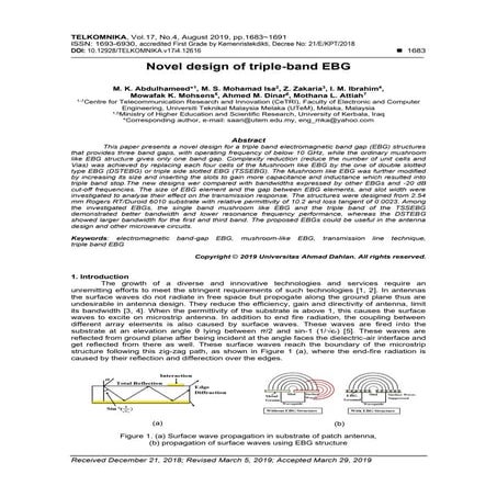Basics of EBG structures | PPTX
