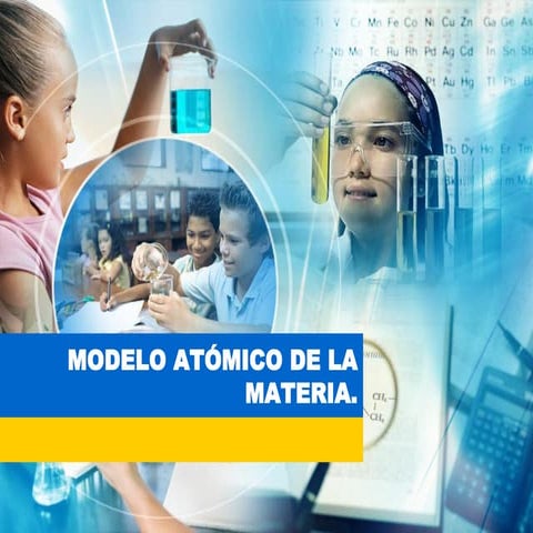 Modelo atomico de la materia