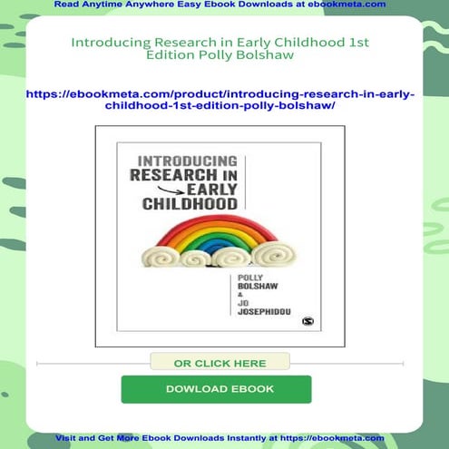Introducing Research in Early Childhood 1st Edition Polly Bolshaw