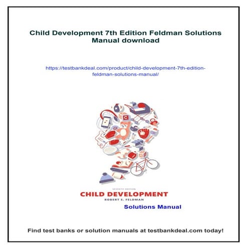 Child Development 7th Edition Feldman Solutions Manual