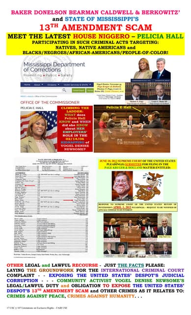 121717 - PELICIA HALL- COMMISSIONER MISSISSIPPI DEPARTMENT OF CORRECTIONS