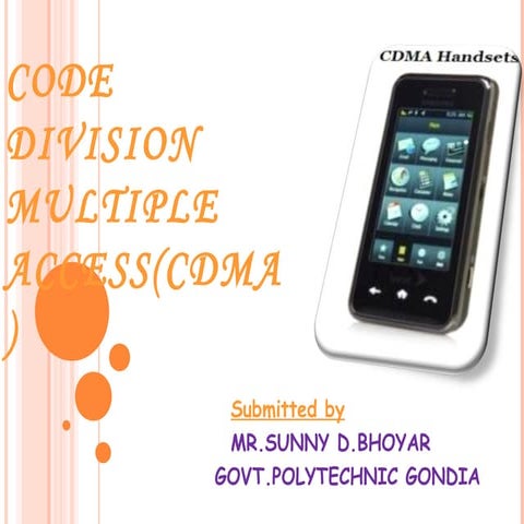 CDMA TECHNOLOGY