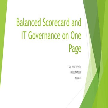 IT governance and bal
