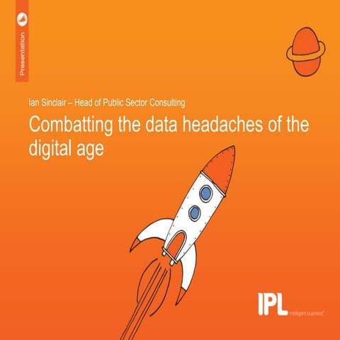 Eduserv Symposium 2013 - Combatting the data headaches of the digital age