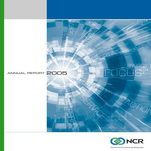 ncr annual reports 2005