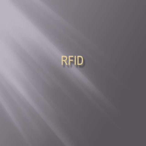 Warehouse management using rfid | PPTX