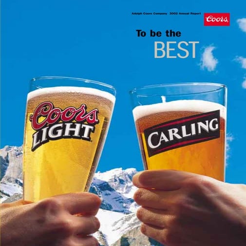 molson coors brewing  COORS_AR2002
