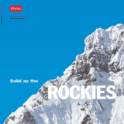 molson coors brewing  COORS_AR2001