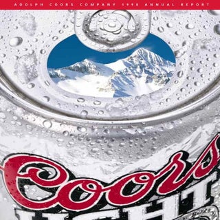 molson coors brewing  COORS_AR1998