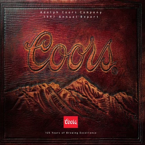 molson coors brewing  COORS_AR1997