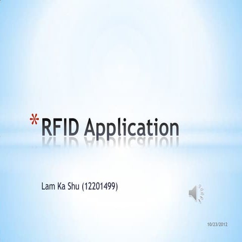 Warehouse management using rfid | PPTX