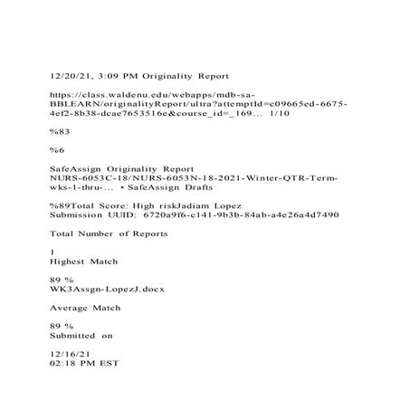 122021, 309 PM Originality Reporthttpsclass.waldenu.