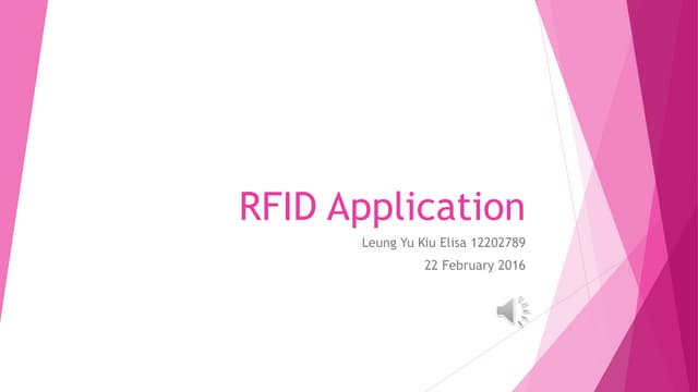 RFID application